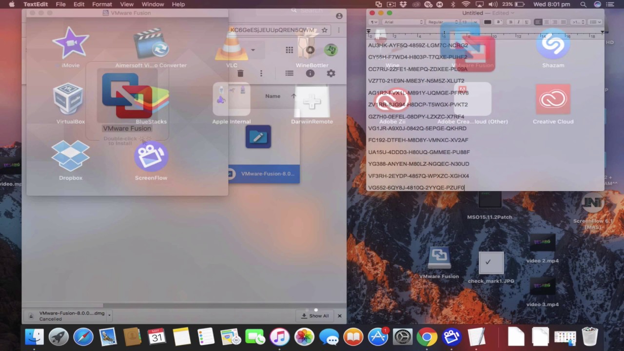 vmware workstation on mac os x
